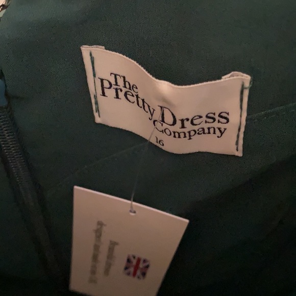 The Pretty Dress Co green sequin mermaid gown sz16 - Picture 4 of 4